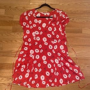 Billabong Floral Red Dress.